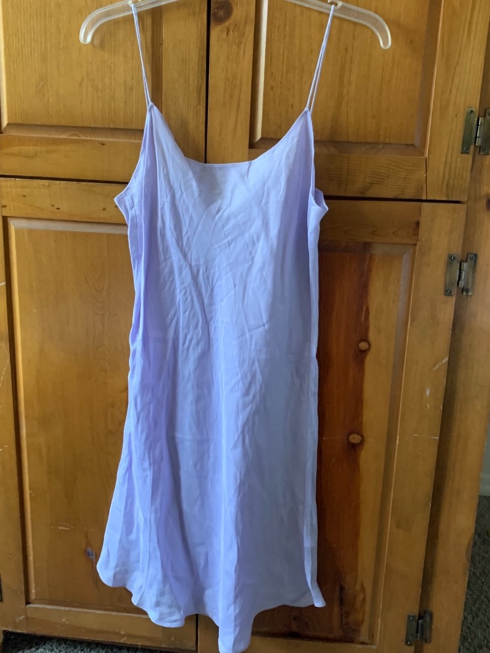 NWT J. Crew Lilac Gwenth Satin Slip Dress Size 10